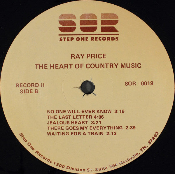 Ray Price - The Heart Of Country Music (2xVinyl, LP, Album) Good Plus (G+) / Good Plus (G+)