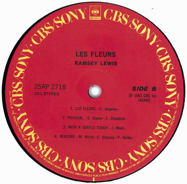 Ramsey Lewis - Les Fleurs (Vinyl, LP, Album) Very Good (VG) / Very Good (VG)
