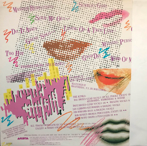 The Kinks - Word Of Mouth = ワード・オブ・マウス (Vinyl, LP, Album) Very Good Plus (VG+) / Very Good Plus (VG+)