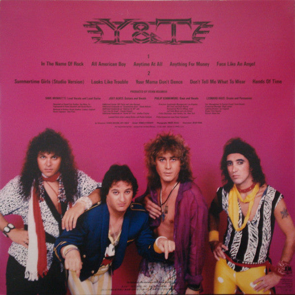 Y & T - Down For The Count (Vinyl, LP, Album, Stereo) Very Good Plus (VG+) / Good Plus (G+)