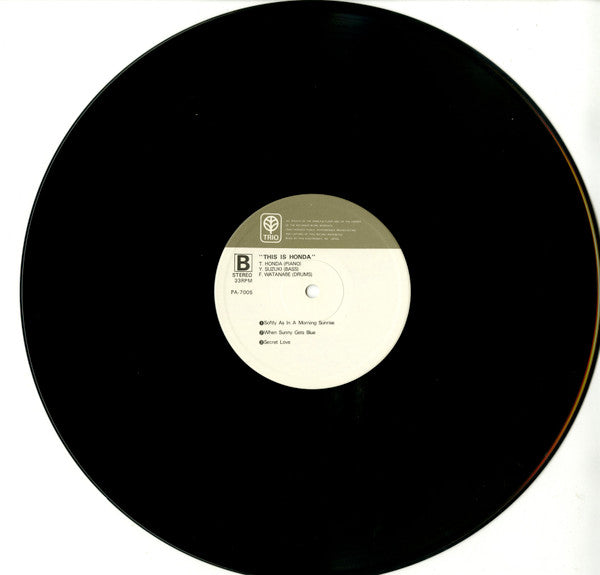 Takehiro Honda Trio - This Is Honda (Vinyl, LP, Album) Good Plus (G+) / Good Plus (G+)