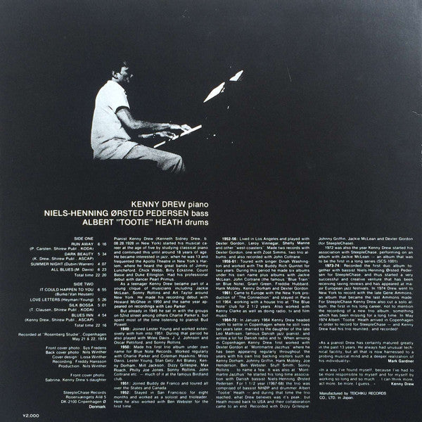 The Kenny Drew Trio - Dark Beauty (Vinyl, LP, Album, Stereo)