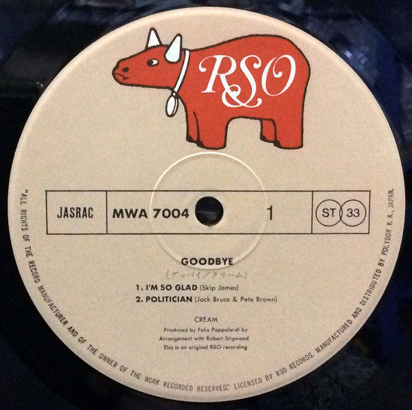 Cream (2) - Goodbye (Vinyl, LP, Album)