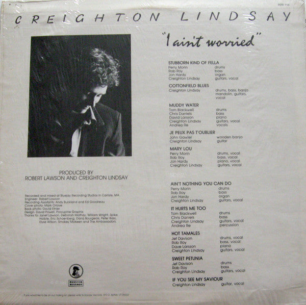 Creighton Lindsay - I Ain't Worried (Vinyl, LP, Album) Very Good (VG) / Good Plus (G+)