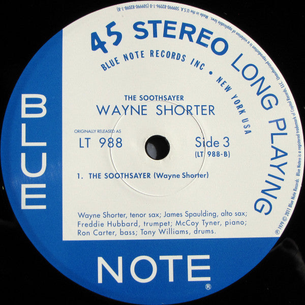 Wayne Shorter - The Soothsayer (2xVinyl, LP, 45 RPM, Album, Limited Edition, Reissue) Very Good Plus (VG+) / Near Mint (NM or M-)