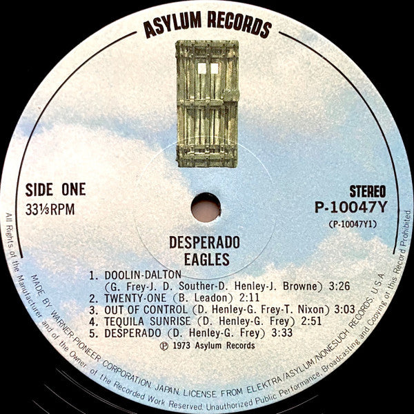 Eagles - Desperado (Vinyl, LP, Album, Reissue, Stereo)