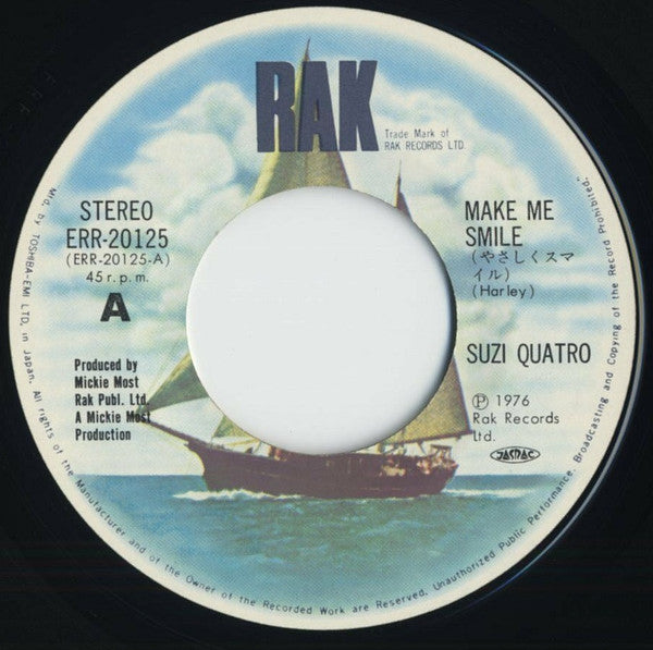 Suzi Quatro - Make Me Smile (Vinyl, 7", 45 RPM) Very Good Plus (VG+) / Very Good Plus (VG+)