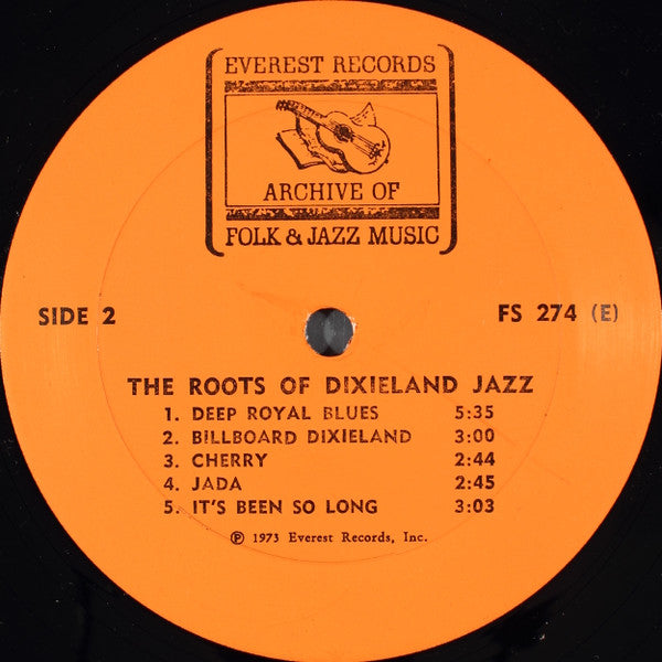Various - The Roots Of Dixieland Jazz (Vinyl, LP, Compilation, Stereo) Very Good Plus (VG+) / Very Good (VG)