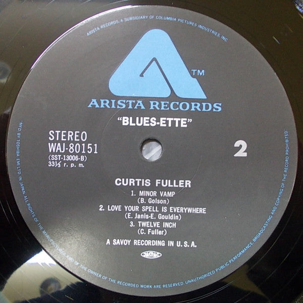 Curtis Fuller's Quintet - Blues-ette (Vinyl, LP, Album, Reissue, St...