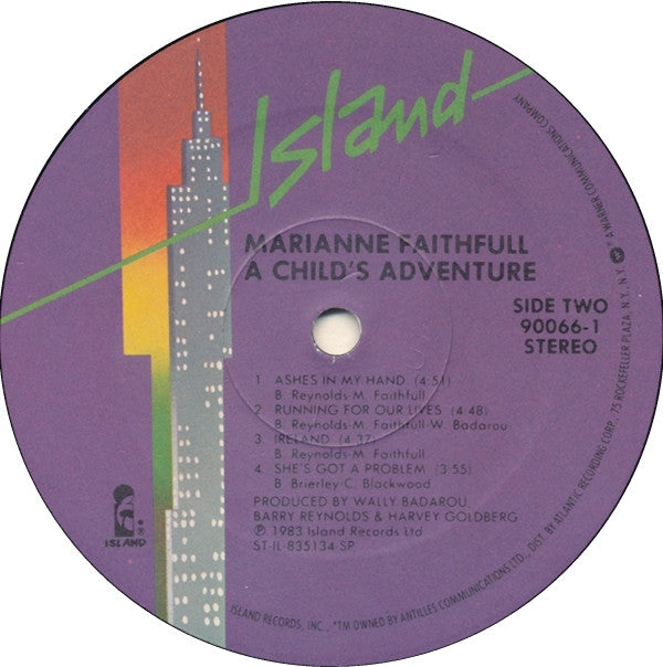 Marianne Faithfull - A Child's Adventure (Vinyl, LP, Album) Very Good (VG) / Very Good Plus (VG+)