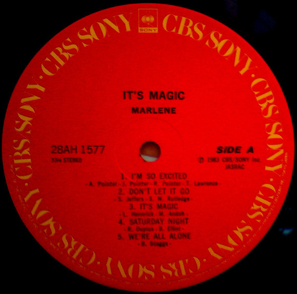 Marlene (16) - It's Magic = マジック (Vinyl, LP, Album, Stereo)