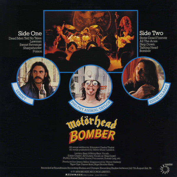 Motörhead - Bomber (Vinyl, LP, Album, Stereo)