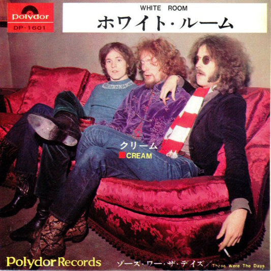 Cream (2) - White Room / Those Were The Days (Vinyl, 7", 45 RPM, Single, Mono) Very Good (VG) / Good Plus (G+)