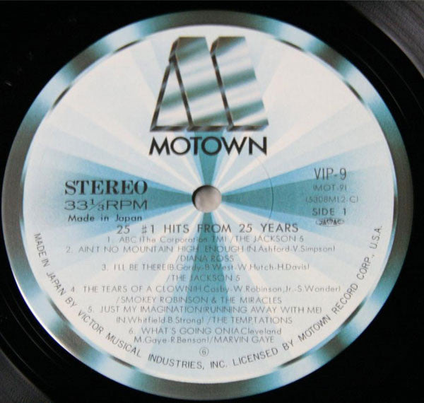 Various - 25 #1 Hits From 25 Years (2xVinyl, LP, Compilation) Very Good Plus (VG+) / Very Good Plus (VG+)