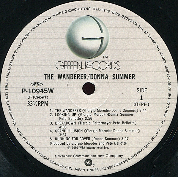 Donna Summer - The Wanderer (Vinyl, LP, Album)