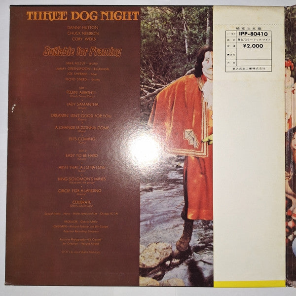 Three Dog Night - Suitable For Framing (Vinyl, LP, Album) Very Good Plus (VG+) / Very Good (VG)
