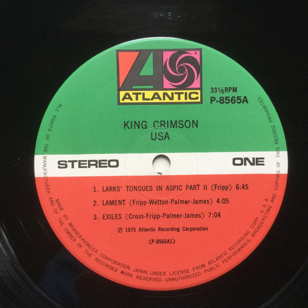 King Crimson - USA (Vinyl, LP, Album)