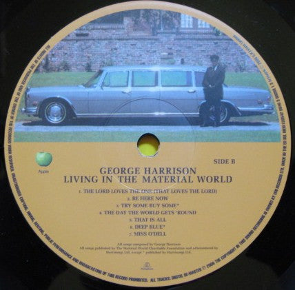George Harrison - Living In The Material World (Vinyl, LP, Album, Reissue, Remastered) Very Good Plus (VG+) / Very Good Plus (VG+)