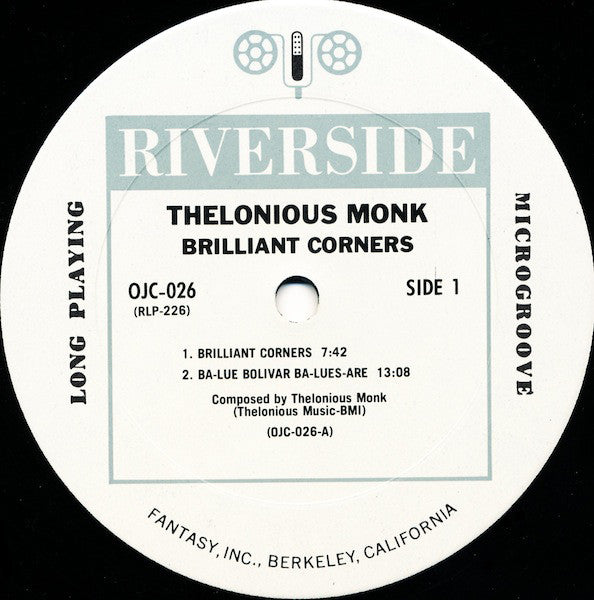 Thelonious Monk - Brilliant Corners (Vinyl, LP, Album, Reissue, Mono) Mint (M) / Mint (M)