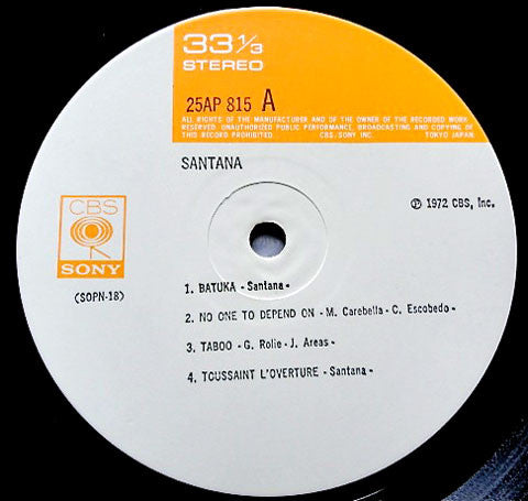 Santana - Santana III (Vinyl, LP, Album, Reissue, Stereo)