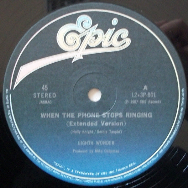 Eighth Wonder - When The Phone Stops Ringing (Vinyl, 12", Single) Very Good Plus (VG+) / Very Good Plus (VG+)