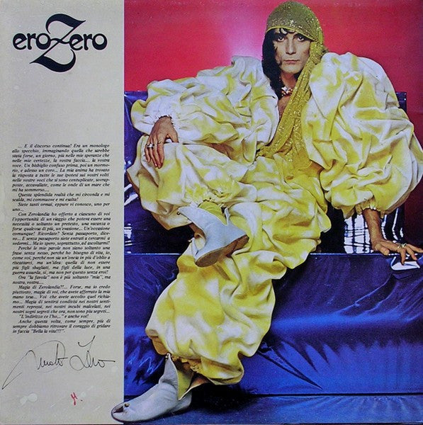 Renato Zero - EroZero (Vinyl, LP, Album, Stereo) Very Good Plus (VG+) / Very Good (VG)