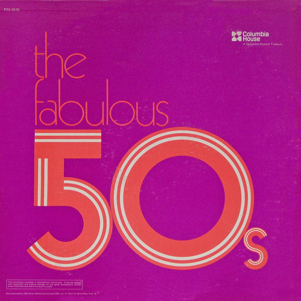 Various - The Fabulous 50s (2xVinyl, LP, Compilation) Very Good Plus (VG+) / Very Good (VG)
