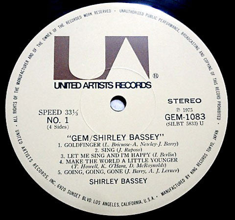 Shirley Bassey - Live In Japan (2xVinyl, LP, Album) Good Plus (G+) / Very Good (VG)