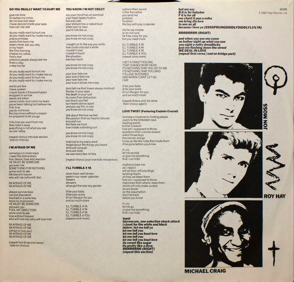 Culture Club - Kissing To Be Clever (Vinyl, LP, Album, Stereo) Very Good (VG) / Very Good (VG)