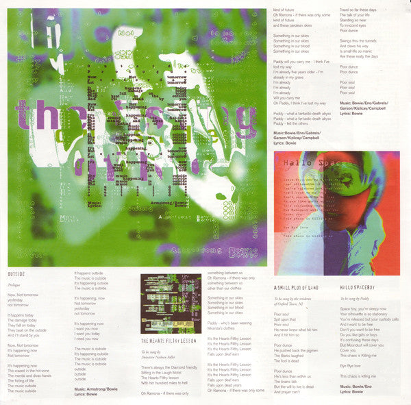 David Bowie - Excerpts From Outside (The Nathan Adler Diaries: A Hyper Cycle) (Vinyl, LP, Album) Very Good Plus (VG+) / Very Good Plus (VG+)