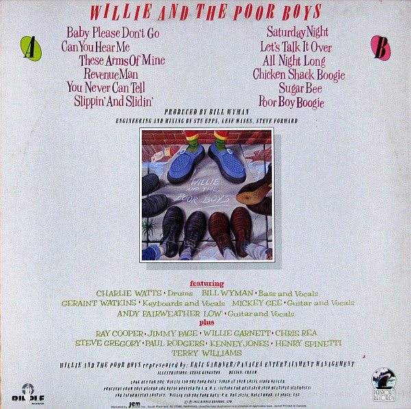 Willie And The Poor Boys - Willie And The Poor Boys (Vinyl, LP, Album) Very Good Plus (VG+) / Very Good (VG)
