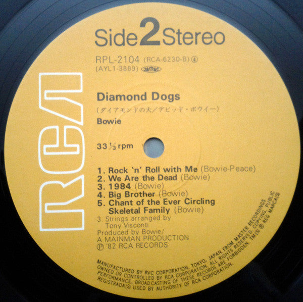 David Bowie - Diamond Dogs (Vinyl, LP, Album, Reissue, Stereo)