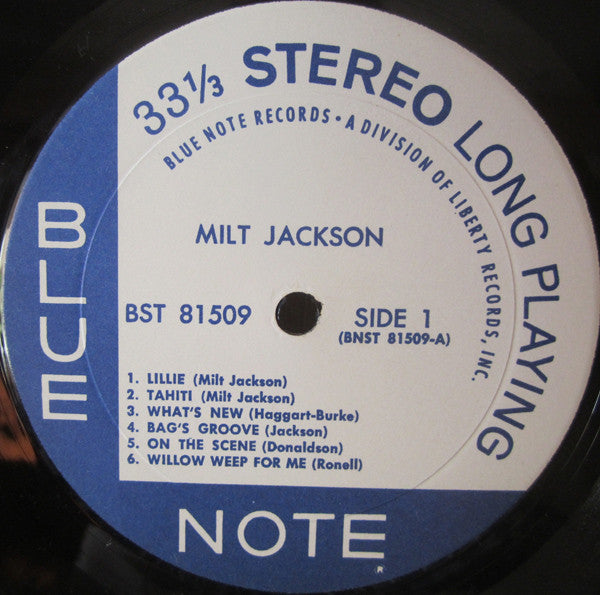 Milt Jackson - Milt Jackson With John Lewis, Percy Heath, Kenny Clarke, Lou Donaldson And The Thelonious Monk Quintet (Vinyl, LP, Compilation, Reissue, Remastered, Stereo) Very Good Plus (VG+) / Good (G)