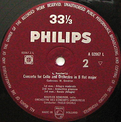 Joseph Haydn - Cello Concertos (Vinyl, LP, Mono) Near Mint (NM or M-) / Very Good (VG)