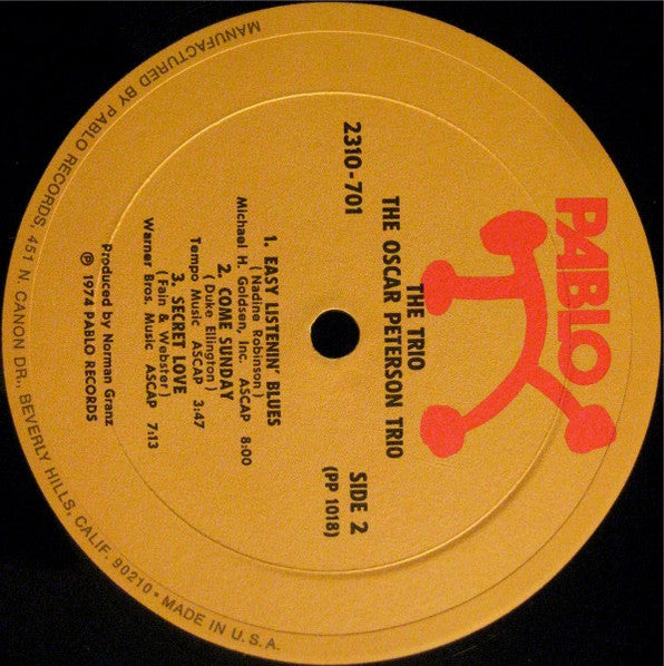 The Oscar Peterson Trio - The Trio (Vinyl, LP, Album) Very Good (VG) / Good Plus (G+)