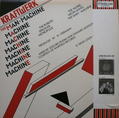 Kraftwerk - The Man·Machine (Vinyl, LP, Album, Promo)