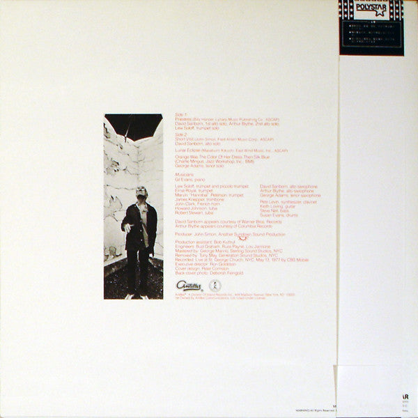 Gil Evans - Priestess (Vinyl, LP, Album) Very Good Plus (VG+) / Very Good (VG)