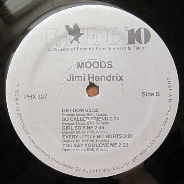 Jimi Hendrix - Moods (Vinyl, LP) Good Plus (G+) / Very Good Plus (VG+)