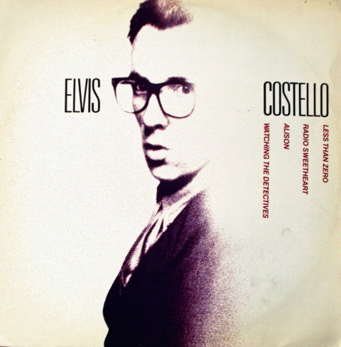 Elvis Costello - Less Than Zero (Vinyl, EP, 12", 45 RPM) Very Good Plus (VG+) / Very Good Plus (VG+)