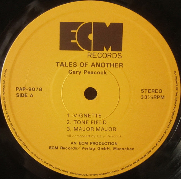 Gary Peacock - Tales Of Another (Vinyl, LP, Album)
