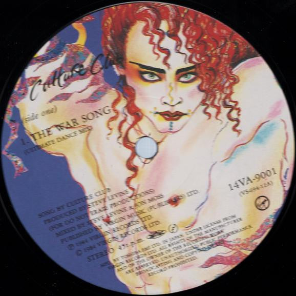 Culture Club - The War Song = 戦争のうた (Vinyl, 12", 45 RPM, Single) Very Good Plus (VG+) / Very Good Plus (VG+)