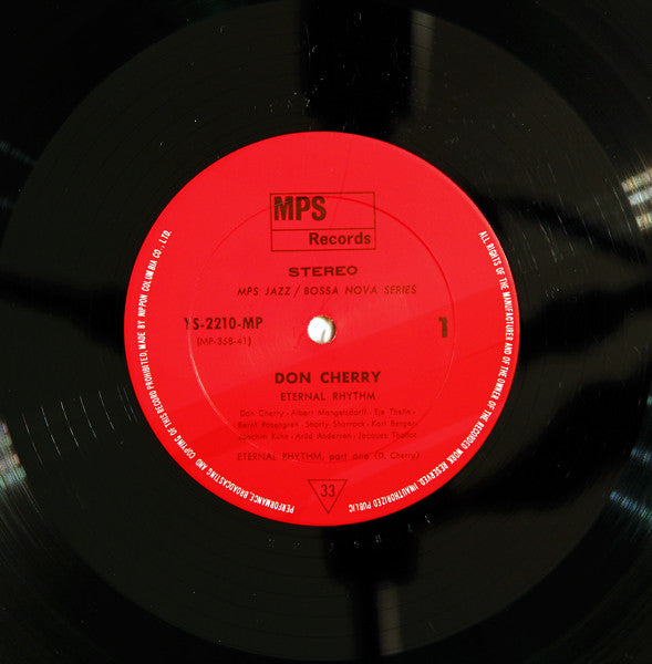 Don Cherry - Eternal Rhythm = 永遠のリズム (Vinyl, LP, Album) Very Good (VG) / Very Good Plus (VG+)