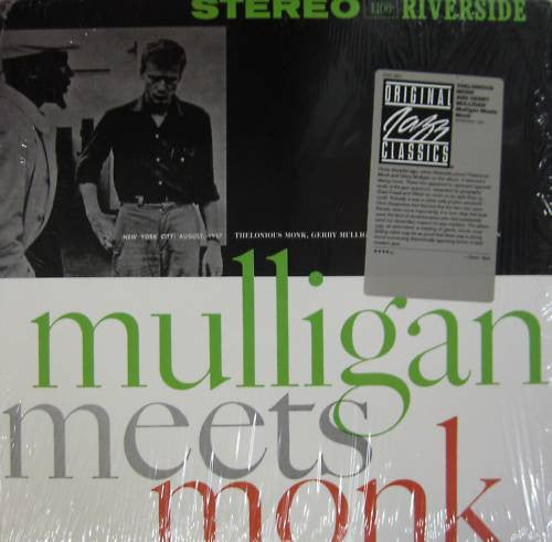 Thelonious Monk - Mulligan Meets Monk (Vinyl, LP, Album, Reissue, Remastered, Stereo) Very Good (VG) / Very Good Plus (VG+)