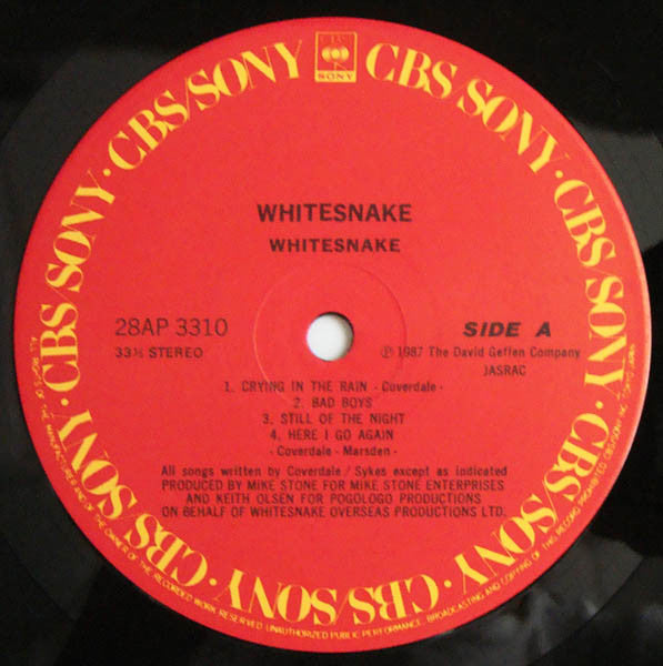 Whitesnake - Whitesnake (Vinyl, LP, Album)