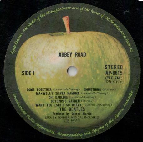 The Beatles - Abbey Road (Vinyl, LP, Album, Stereo)