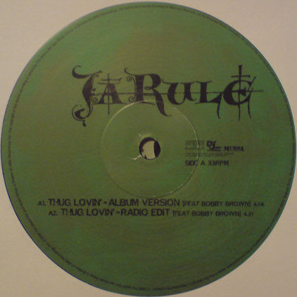 Ja Rule - Thug Lovin' (Vinyl, 12", 33 ⅓ RPM) Very Good Plus (VG+) / Very Good Plus (VG+)