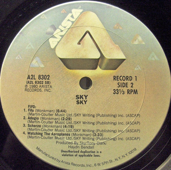 Sky (4) - Sky (2xVinyl, LP, Album) Very Good (VG) / Very Good (VG)