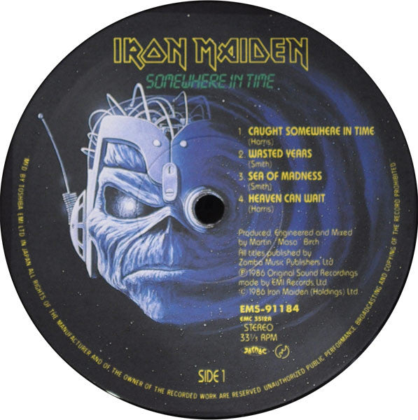 Iron Maiden - Somewhere In Time (Vinyl, LP, Album, Stereo) Near Mint (NM or M-) / Near Mint (NM or M-)
