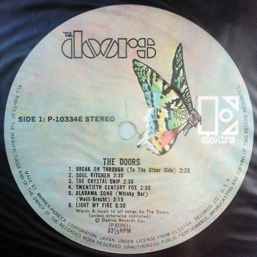 The Doors - The Doors (Vinyl, LP, Album, Reissue) Very Good Plus (VG+) / Very Good (VG)