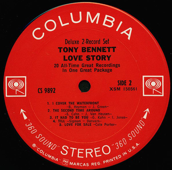 Tony Bennett - Love Story (2xVinyl, LP, Compilation) Good Plus (G+) / Good Plus (G+)